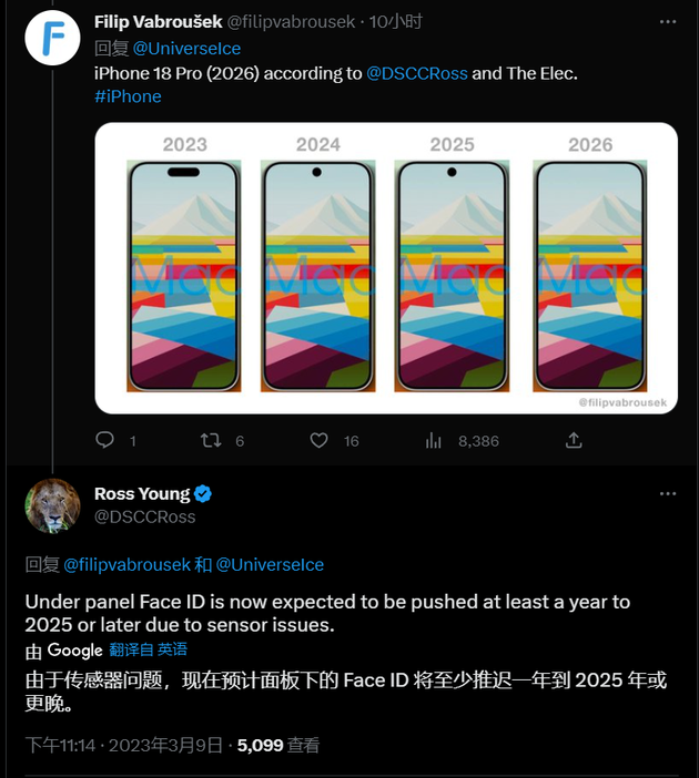 哈巴河苹果手机维修分享:屏下Face ID有什么优势？iPhone何时会有屏下Face ID？ 